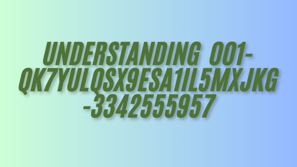 Introduction To 001-Qk7Yulqsx9Esa1Il5Mxjkg-3342555957: What You Need To Know