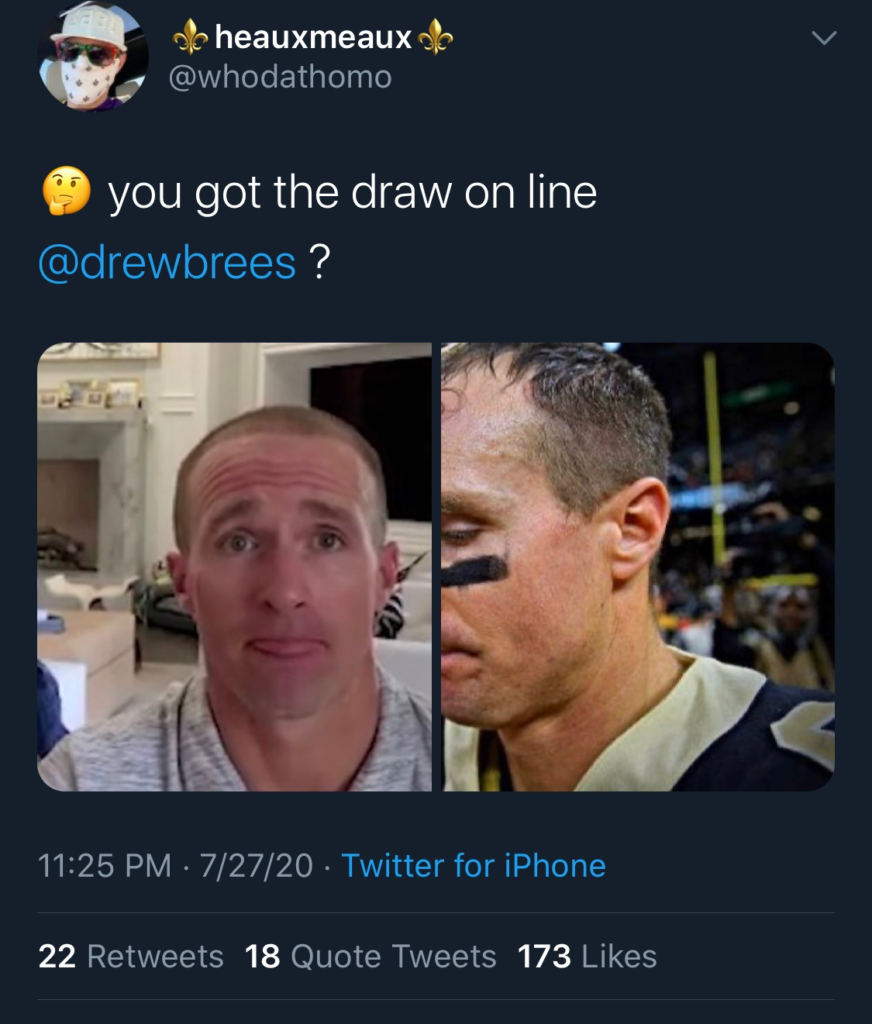 Drew brees makes his nbc debut, internet amazed by his new hair what fans reaction